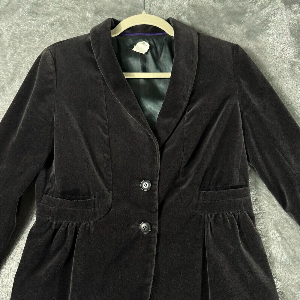 J. Crew Velvet Blazer Womens 6 Jacket Business Career Holiday